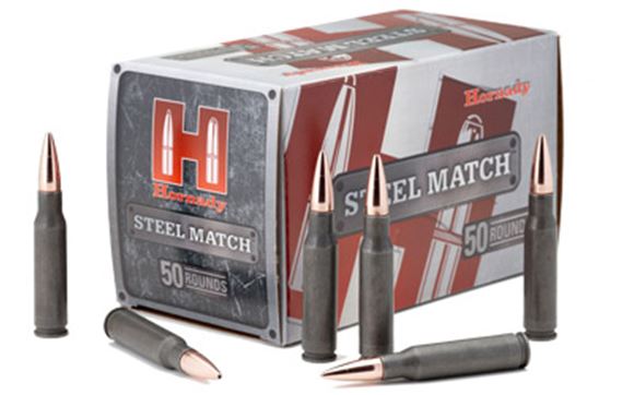 Picture of Hornady Steel Match Rifle Ammo - 223 Rem, 75Gr, BTHP Steel Match, 500rds Case