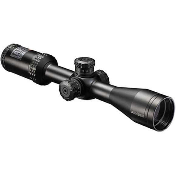 Picture of Bushnell AR Optics Hunting/Tactical Riflescopes, Combo - 3-9x40mm, 1", Matte, Drop Zone-223 BDC, Tactical Target Style Turrets, 1/4 MOA Click Value, Side Parallax Adjustment, Fully Multi-Coated, Waterproof/Fogproof/Shotckproof, w/20 Bushnell Targets & Mi