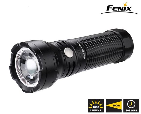 Picture of Fenix Flashlight, FD Series - FD40, Cree XP-L HI, 1000 Lumen, 1x26650/18650, Black, 159g