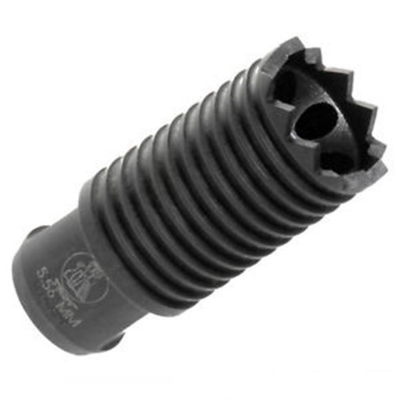 Picture of Troy Industries Muzzle Devices, Brakes - Claymore Muzzle Brake 556, 5.56mm/223 Rem, 1/2x28 TPI, 2.25" OAL, Black