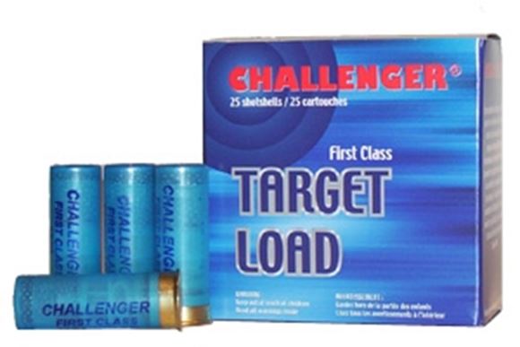 Picture of Challenger Target Loads Shotgun Ammo - Light Load, 12Ga, 2-3/4", 1oz, #8, 250rds Case, 1200fps