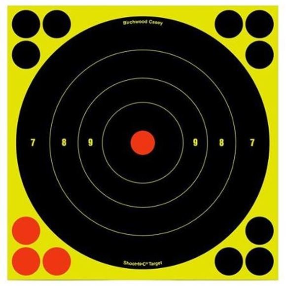 Picture of Birchwood Casey Targets, Shoot-N-C Targets - Shoot-N-C 8" Bull's-Eye Target, 30 Targets