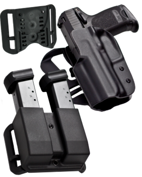 Picture of Blade-Tech IDPA Competition Shooters Pack Holsters, IDPA Competition Shooters Pack - Steyr M-A1 9/40, Black, Right Hand (Holster + Revolution DMP Double Stack 9/40)