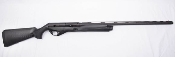 Picture of Used Benelli Vinci 12 ga. 3" chamber, 28" barrel, black, with 5 chokes and original box, excellent condition.