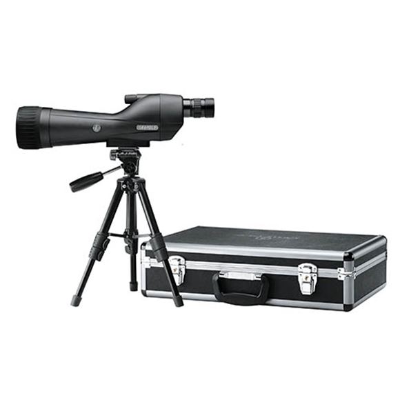 Picture of Leupold Optics, SX-1 Ventana 2 Spotting Scopes - 20-60x80mm, Kit, Straight, Black, w/Compact Adjustable Tripod (with Multi-Directional Tilting Head & Non-Slip Feet), Hardside Carrying Case, Soft case, Neoprene Strap & Lens Covers