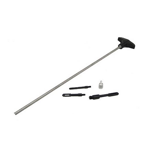 Picture of Hoppe's No.9 Cleaning Accessories, Cleaning Rods - One-Piece Universal Rifle & Shotgun, All Calibers & All Gauges, 34", Stainless Steel, Ball Bearing Swivel Handle, 8x32 Thread