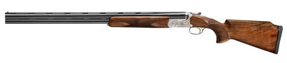 Picture of Syren Tempio Over Under Shotgun, Tempio Sporting - 12ga, 2-3/4", 28", Raised Comb , Hand Polished Coin Finish w/ Invisalloy Protective Finish, MAXIS Competition Chokes, (C,S,IC,IC,M,LM)