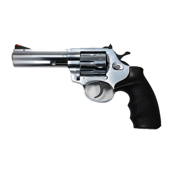Picture of Alfa-Proj ALFA Steel 2351 DA/SA Revolver - 22 WMR/22 LR, 4.5", Chrome, Steel, 8rds, Adjustable Sight