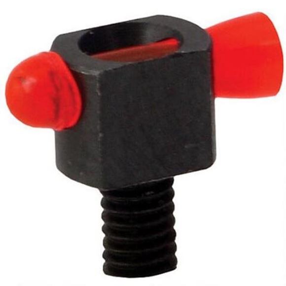 Picture of HiViz Shotgun Sights, Screw Attach Sights - Spark II Fiber Optic Replacement Front Sight, 0.110" LitePipe, Red, w/5 Threaded Studs (6/48,3/56,5/40,3mmx.5,3mmx.6), Fits Most Shotguns w/Removable Front Bead
