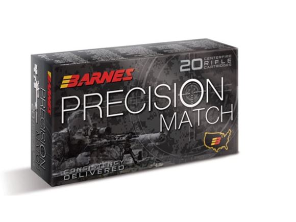 Picture of Barnes Precision Match Rifle Ammo - 338 Lapua Mag, 300Gr, OTM BT, 200rds Case