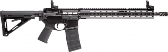 Picture of Primary Weapons Systems (PWS) M116 Mod 2 Semi-Auto Rifle - 223 Wylde, 16.1", Long Stroke Piston, 15" PicMod Handguard, BCM Furniture & Trigger, FSC Muzzle Brake, Ambidextrous Controls, 5rds, Black