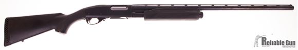 Picture of Used Remington 870 Wingmaster 12 Ga Pump Action Shotgun,  28" Barrel, Fixed Modified Choke, Aftermarket Synthetic Stock, Good Condition