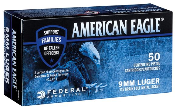 Picture of Federal American Eagle C.O.P.S. Handgun Ammo