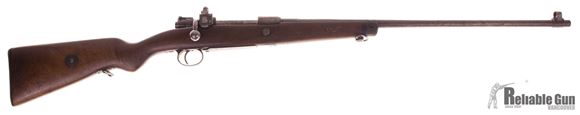Picture of Used Mauser 98 Bolt-Action Rifle - 8x57mm, (Older .318" bore) Sporterized, 1917 Erfurt, With Redfield Peep Sight, Poor Condition, Should Not Be Shot (Parts Only)