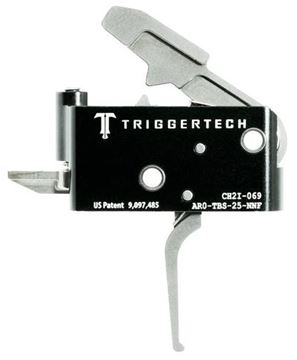Picture of Trigger Tech, AR15 Trigger - Adaptable Frictionless Trigger Stainless, Flat, Short Two Stage, Adjustable 2.5 - 5lbs, Small Pin