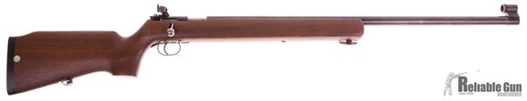 Picture of Used Schultz & Larsen M70 Bolt-Action .22LR, Single-Shot, Heavy Barrel With Globe Style Sights, Good Condition