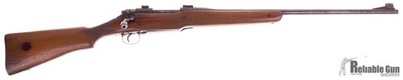 Picture of Used P14 Enfield, Bolt Action Rifle, 303 British, Wood Stock, 24'' Barrel, Front Sight No Rear Sight, Weaver Scope Bases, Fair Condition