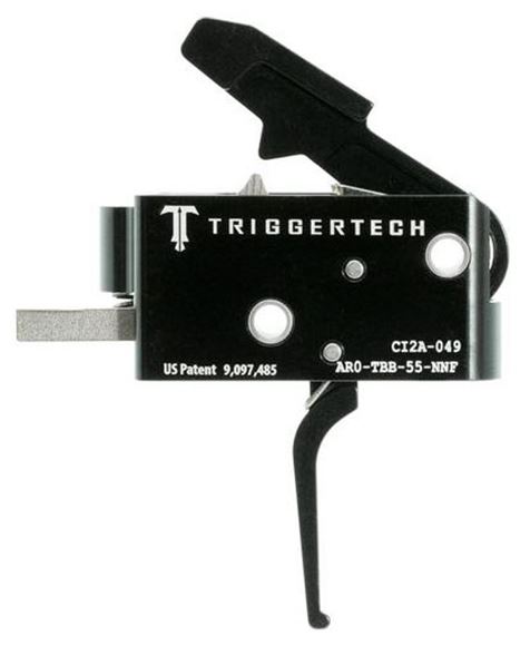 Picture of Trigger Tech, AR15 Trigger - Adaptable Frictionless Trigger, Flat, Short Two Stage, 2.5-5lbs, Small Pin, PVD Black. *Will work with WK-180C