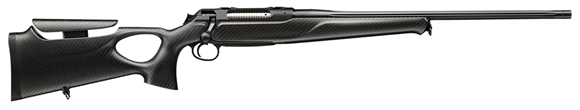 Picture of Sauer 404 Synchro XTC Bolt Action Rifle - 300 Win Mag, 620mm, M15x1 Muzzle Thread, Black Anodized, Carbon Fiber Synchro XTC Stock