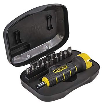 Picture of Wheeler Engineering Gunsmithing Supplies Screwdriver Sets - Digital FAT (Firearm Accurizing Torque) Wrench With LCD Display & 10 Bit Set, 6", 15 to 100 inch-lbs, +/- 2 inch-lbs