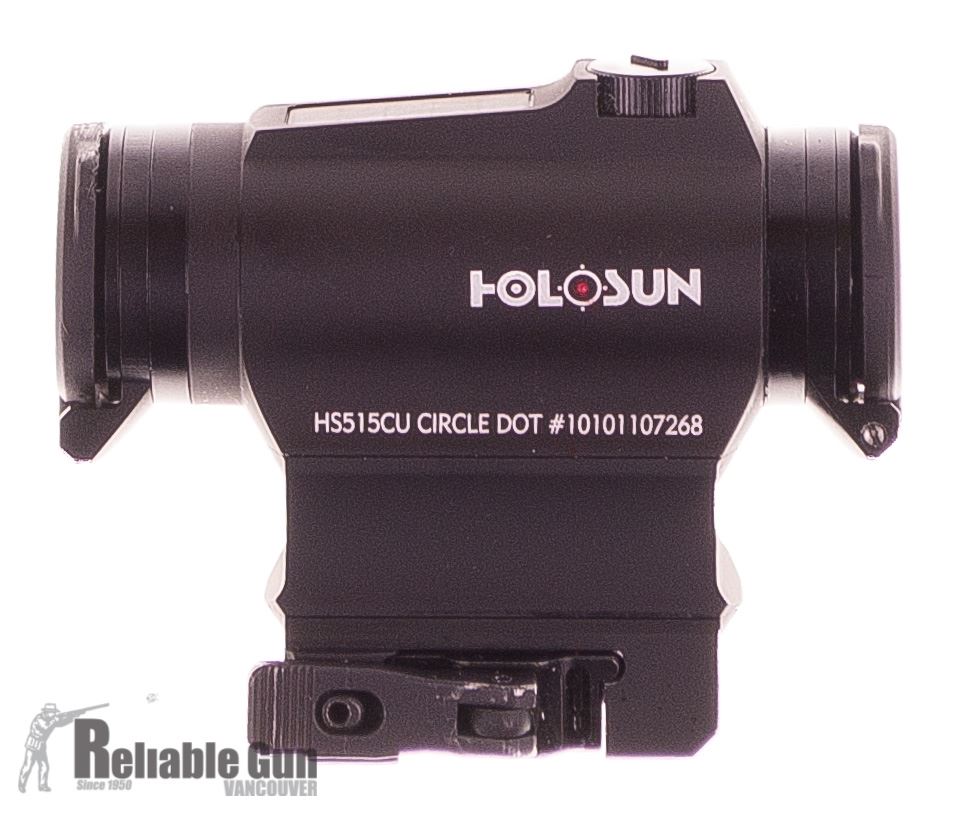 USED Holosun Reflex Sights - HS515C-U Solar Micro Reflex Sight W/ Caps ...
