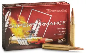 Picture of Hornady Superformance Match Rifle Ammo - 223 Rem, 75Gr, BTHP Superformance Match, 20rds Box