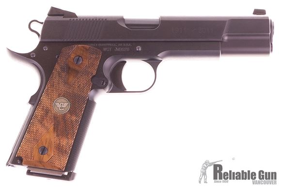 Picture of Used Wilson Combat Contemporary Classic Semi-Auto 45 ACP, #26 of 100, 100th Year Commemorative, With Wooden Display Box & Certificate of Authenticity, 2 Mags & Soft Case, As New Condition Unfired