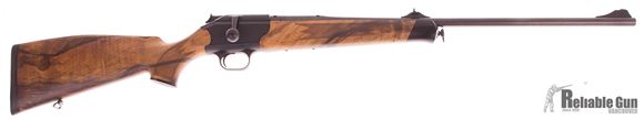 Picture of Used Blaser R93 (Grade 6/7 Wood) 338 Win Mag, With Extra Green Synthetic Stock, Excellent Condition