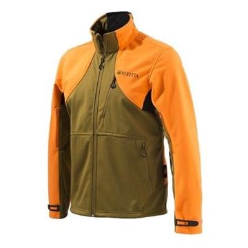 Picture of Beretta Men's Clothing, Jackets - Beretta Soft Shell Fleece Jacket, Adult, Light Brown/Orange, XL