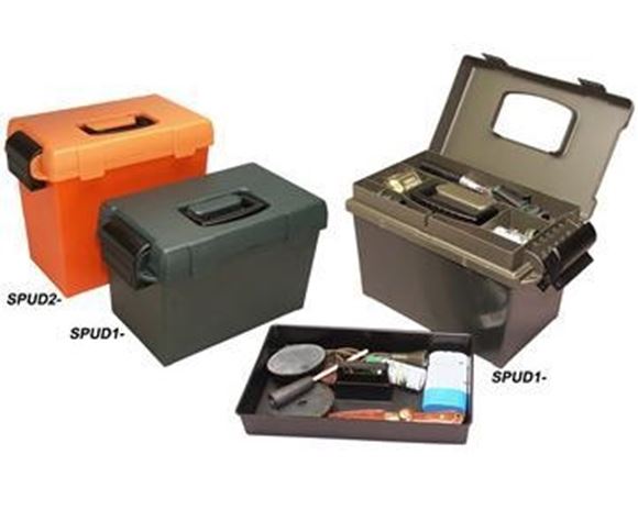 Picture of MTM Case-Gard Dry Boxes, Sportsmen's Plus Utility Dry Boxes - SPUD 2, 15" x 8.8" x 13", Forest Green