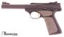 Picture of Used Browning Buck Mark Camper UFX Rimfire Single Action Semi-Auto Pistol - 22 LR, 5-1/2", Tapered Bull, Matte Blued, Adjustable Sights, 2 magazines, Very Good Condition