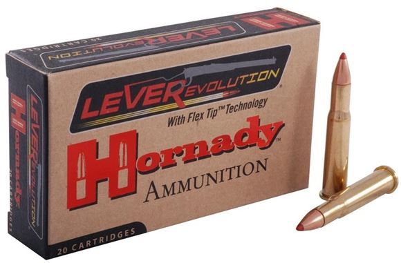 Picture of Hornady LEVERevolution Rifle Ammo - 30-30 Win, 160Gr, FTX LEVERevolution, 200rds Case