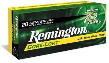 Picture of Remington Core-Lokt Centerfire Rifle Ammo - 30-06 Sprg, 180Gr, Core-Lokt, PSP, 200rds Case
