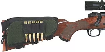 Picture of Allen Shooting Accessories, Shell Holders - Adjustable Buttstock Shell Holder, Universal Fit, Rifle, 5 Cartridges