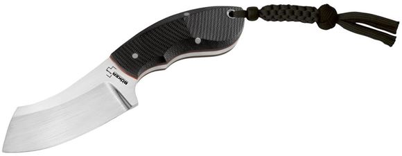 Picture of Boker Plus Fixed Blade Knives - Rhino Fixed Blade Knife, 440C Stainless Steel, 3.0", Black G10 Handle, Kydex Sheath, 3.8 oz