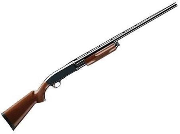Picture of Browning BPS Hunter Pump Action Shotgun - 12Ga, 3", 26", Polished Blued, Vented Rib, Satin Grade I Walnut Stock, 4rds, Invector-Plus Flush (F,M,IC)