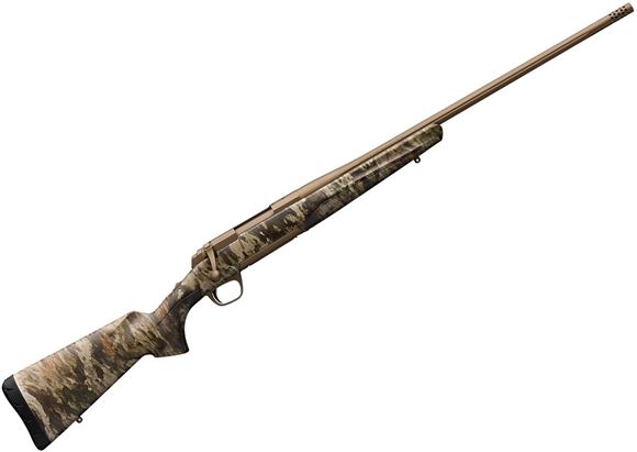 Picture of Browning X-Bolt Hell's Canyon Speed Bolt Action Rifle - 7mm Rem Mag, 26", Match Fluted Sporter Barrel w/ Muzzle Brake, A-TACS TD-X Camo Composite Stock, Burnt Bronze Cerakote, 3rds