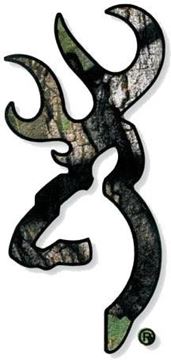 Picture of Browning Official Buckmark Decal - Flat Buckmark Decal, 12", Camo
