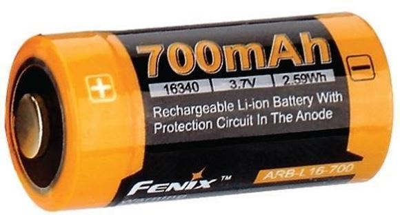Picture of Fenix Accessories, Rechargeable Battery - ARB-L16, Rechargeable 16340 Li-ion Battery, 3.7V, 700mAh