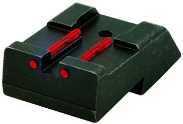 Picture of HiViz Handgun Sights, Springfield, Rear Sights - Fiber Optic Rear Sight, Red, For Springfield 1911 Production Models w/Dovetailed Front Sight (Except GI & Mil Spec. Models)