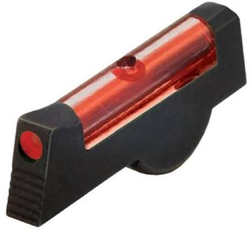 Picture of HiViz Handgun Sights, Smith & Wesson, Front Sights - Fiber Optic Front Revolver Sight, Red, For S&W Model 617, Installed Height .165"