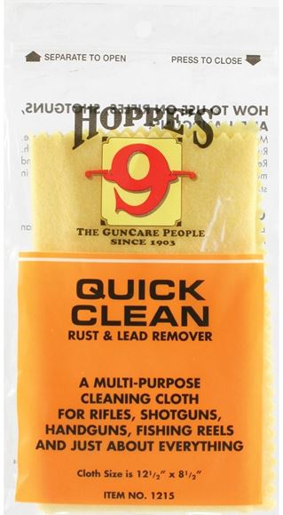 Picture of Hoppe's No.9 Cleaning Accessories, Quick Clean Rust & Lead Remover Cloth - 12-1/2"x8-1/2"