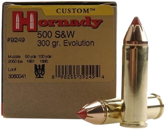 Picture of Hornady Custom Handgun Ammo - 500 S&W, 300Gr, FTX, 20rds Box
