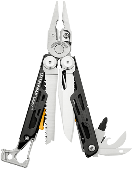 Picture of Leatherman MultiTool, Signal - 19 Tools, Weight 7.5 oz | 212.6 g, 2.73" 420HC Main Blade, Standard Sheath