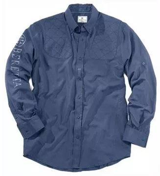 Picture of Beretta Men's Clothing, Shirts - Beretta V-TECH Long Sleeved Shirt, Blue, L