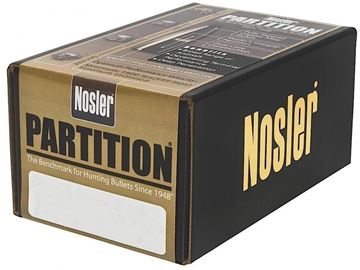 Picture of Nosler Bullets, Partition - 6.5mm Caliber (.264"), 140Gr, Spitzer, 50ct Box