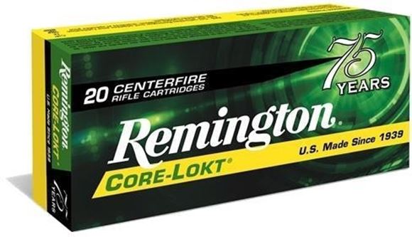 Picture of Remington Core-Lokt Centerfire Rifle Ammo - 7mm Mauser (7x57mm), 140Gr, Core-Lokt, PSP, 200rds Case