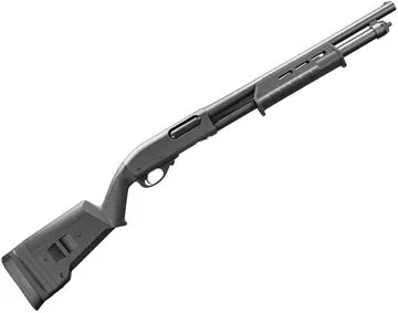 Picture of Remington 870 Express Tactical Magpul Pump Action Shotgun - 12ga, 3", 18.5", Black Matte, Magpul SGA Stock, MOE M-LOK Fore-end, Fixed Cylinder Choke