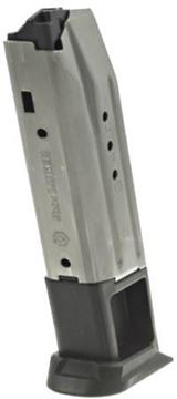 Picture of Ruger Magazines & Loaders, Centerfire Pistols - American Pistol Magazine, 9mm Luger, 10rds, Stainless