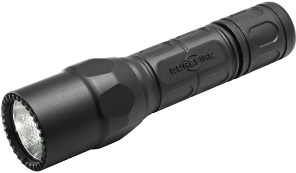 Picture of SureFire G2X Pro Black LED Flashlight - 600Lumens, 6 Volts, Dual-output tailcap click switch, 2x123A  (included)